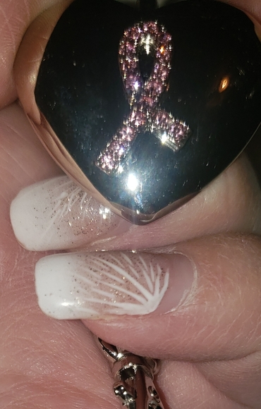 VINTAGE Breast Cancer Purse Holder Pink Rhinestone - Picture 3 of 9